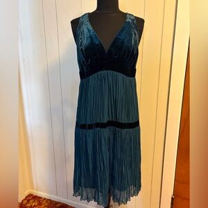 Vintage Velvet and Chiffon Cocktail Dress